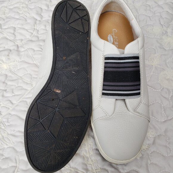 EUC DR. SCHOLLS ORIGINAL collection pure white leather platform (9) casual KICKS - Picture 4 of 9